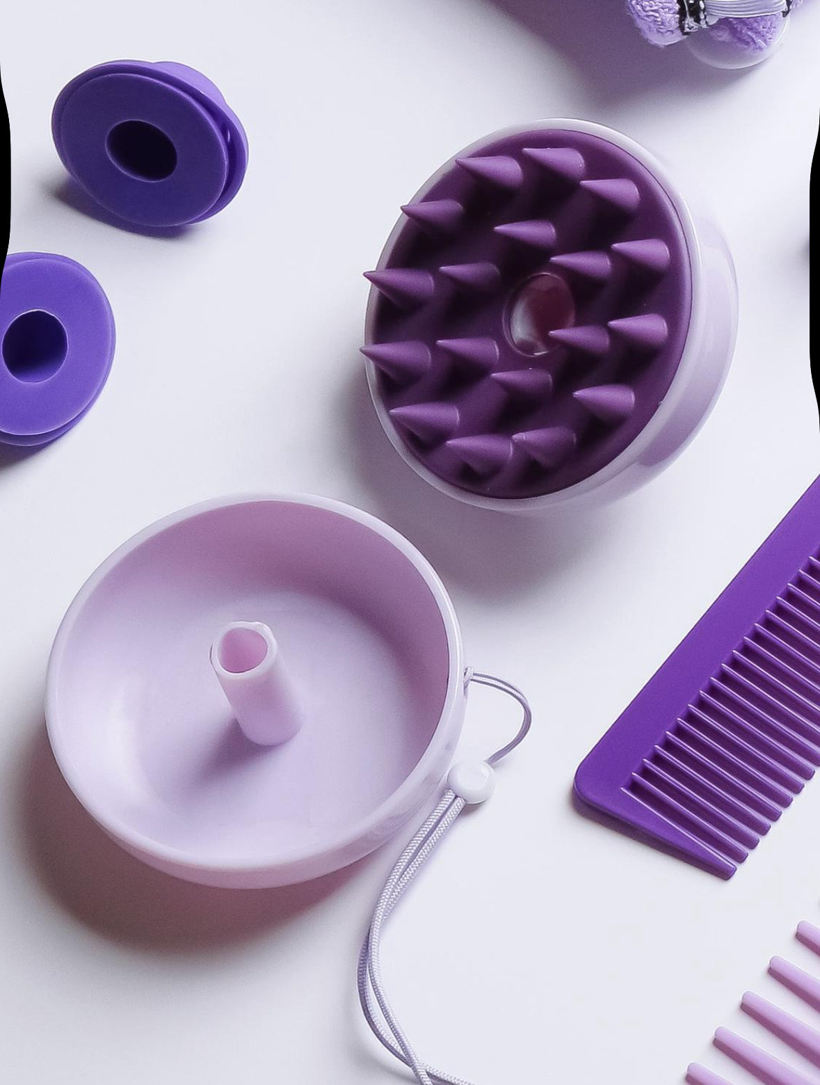 مدلك فروة الرأس مغلقة