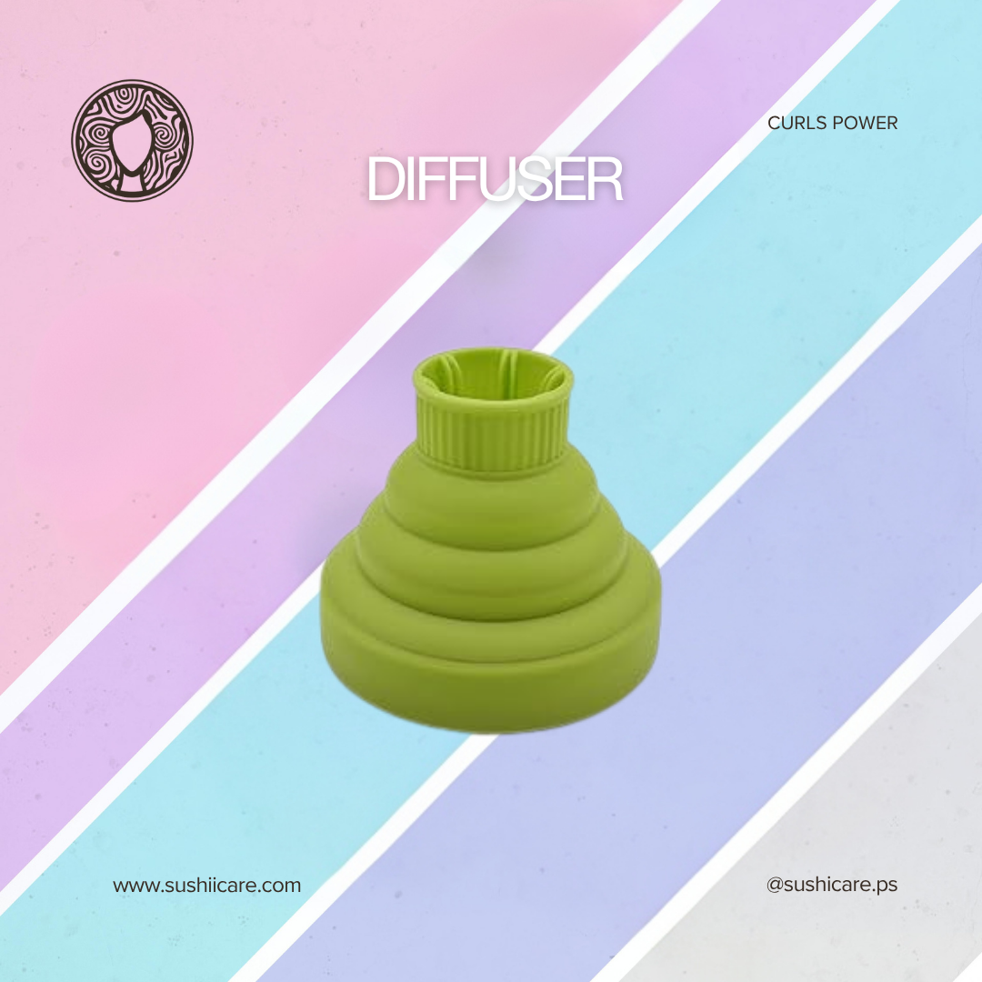 موزع لتجفيف الشعر (سيليكون)