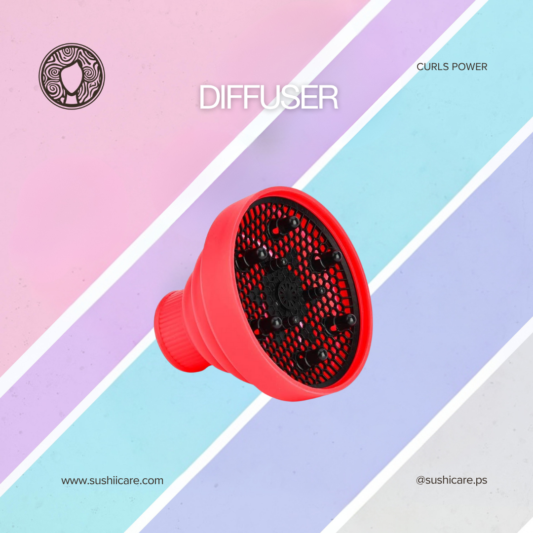 موزع لتجفيف الشعر (سيليكون)