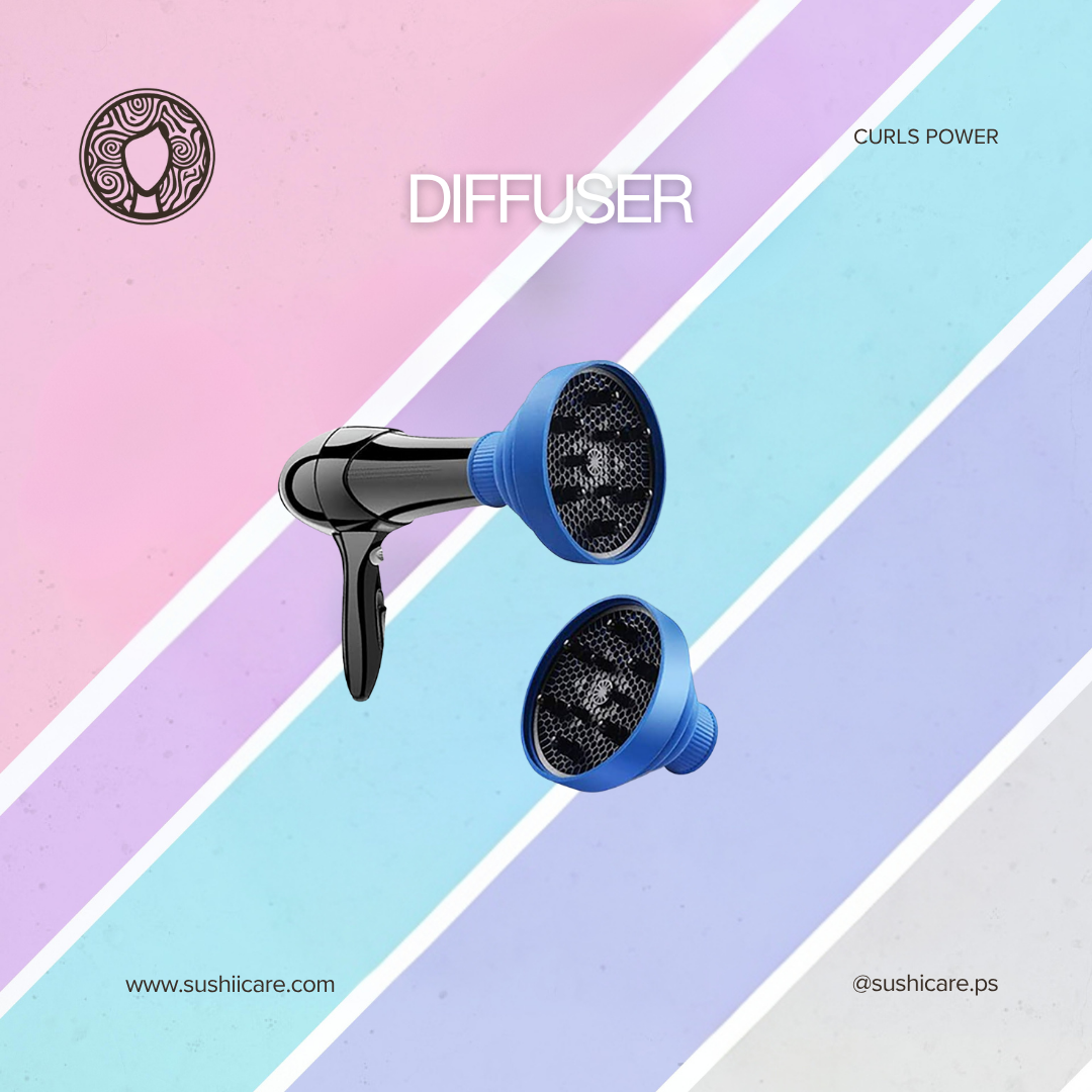 موزع لتجفيف الشعر (سيليكون)